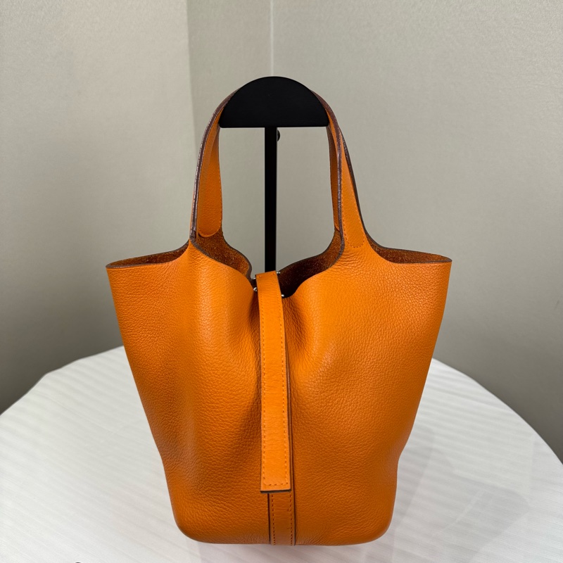 Hermes picotin18菜籃子 愛馬仕橙-0