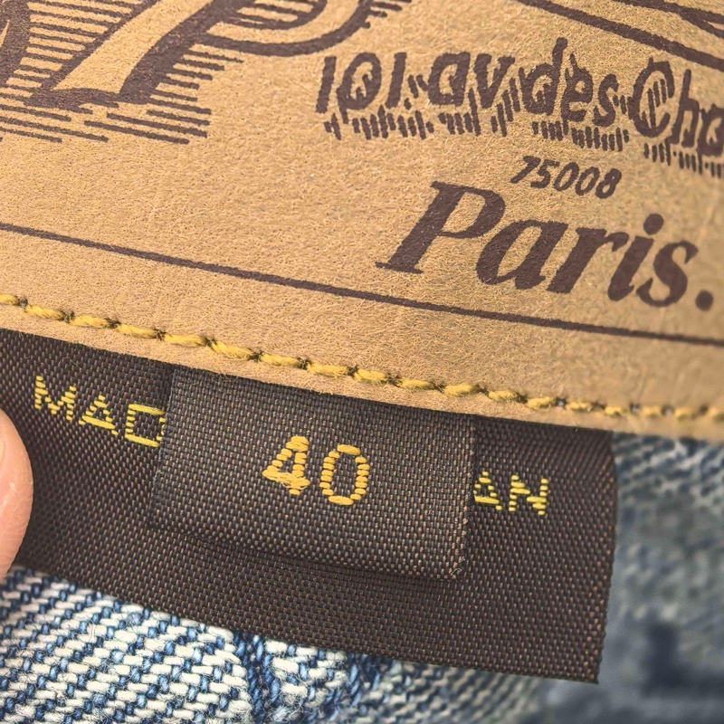 98新 LV滿印牛仔外套中古40碼-5