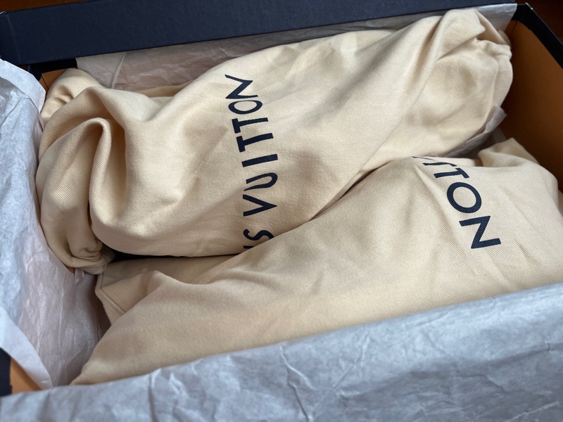 Louis Vuitton Red & White Rivoli Sneakers-10