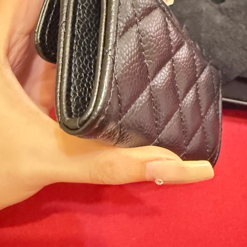 Chanel 荔枝翻蓋卡包-11