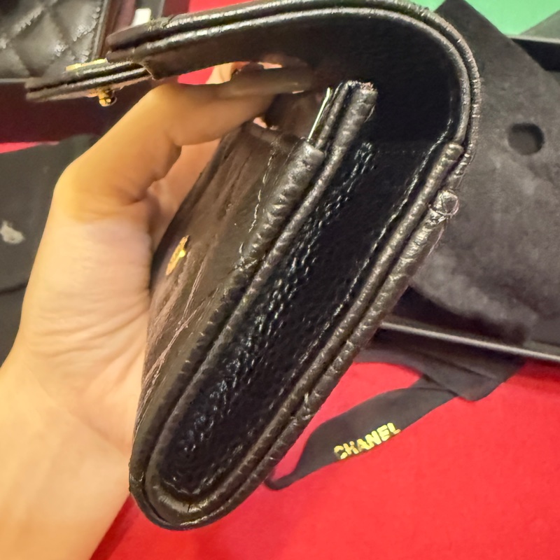Chanel 荔枝翻蓋卡包-12