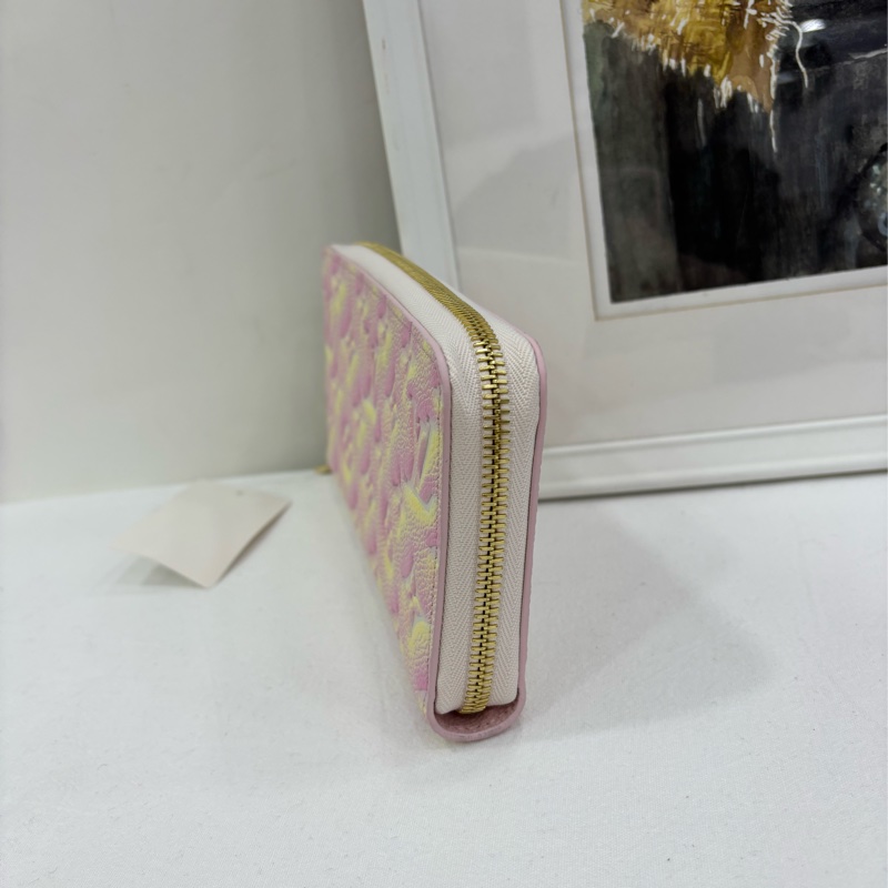 LV路易威登 限量炫彩 長版皮夾 晶片 全新-5