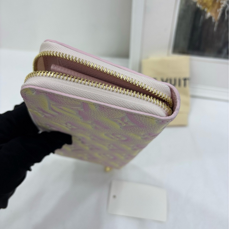 LV路易威登 限量炫彩 長版皮夾 晶片 全新-8