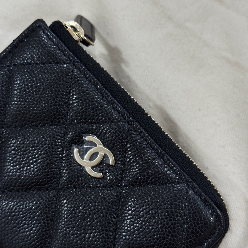 【CHANEL 香奈兒】經典菱格拉鍊短夾-7