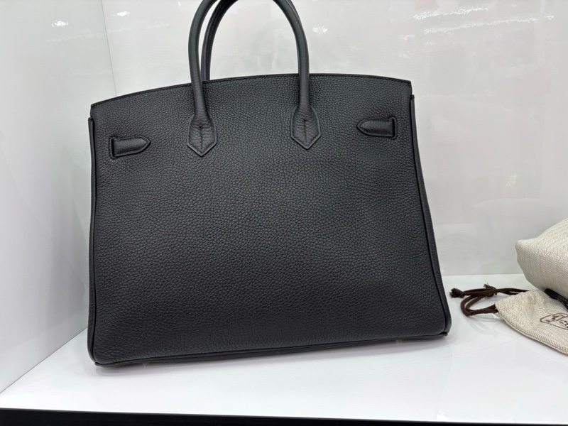 Hermes 愛馬仕 黑銀 Birkin35 框Q 有購證 原始成色 非常新-1