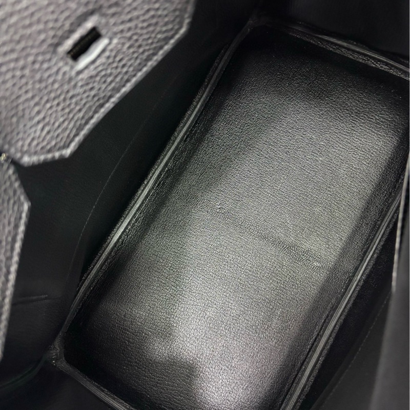 Hermes 愛馬仕 黑銀 Birkin35 框Q 有購證 原始成色 非常新-7