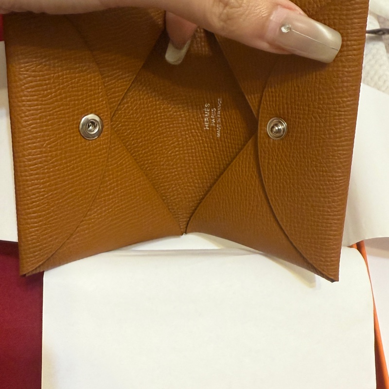 Hermes 愛馬仕 金剛色 金棕卡包-1