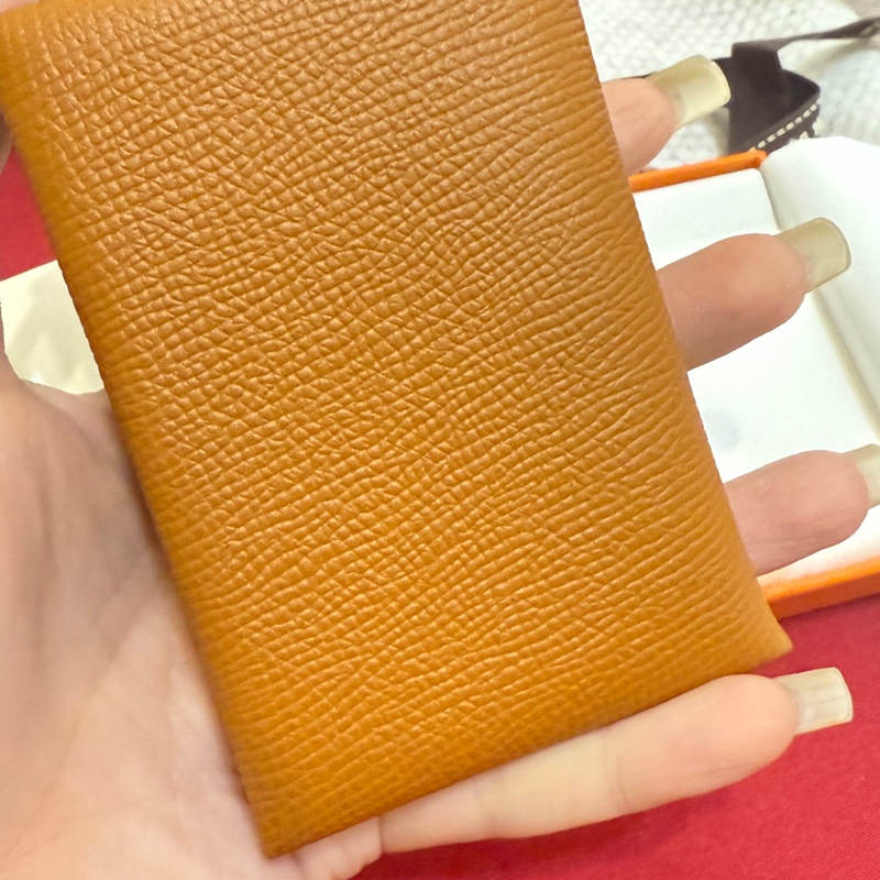 Hermes 愛馬仕 金剛色 金棕卡包-3