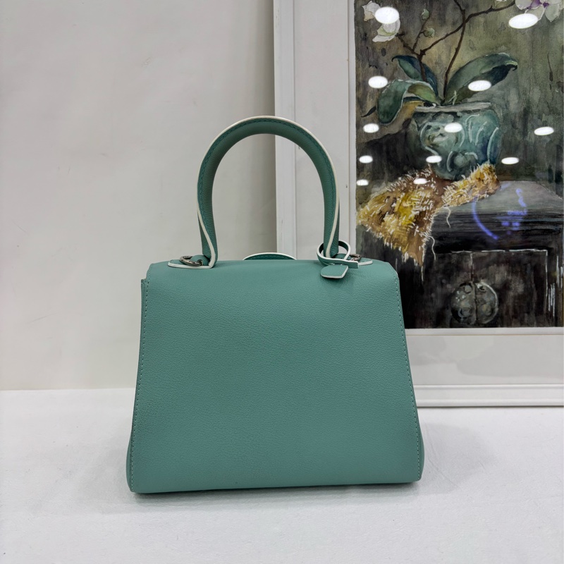 Delvaux 德爾沃 淡藍色 brilliant mini號 20cm底長-1