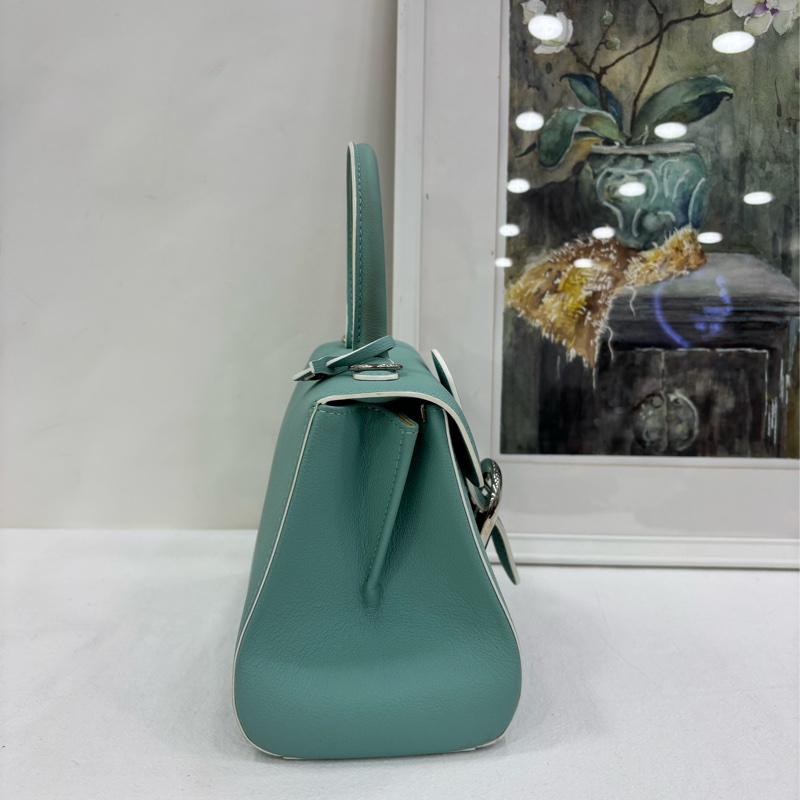 Delvaux 德爾沃 淡藍色 brilliant mini號 20cm底長-2