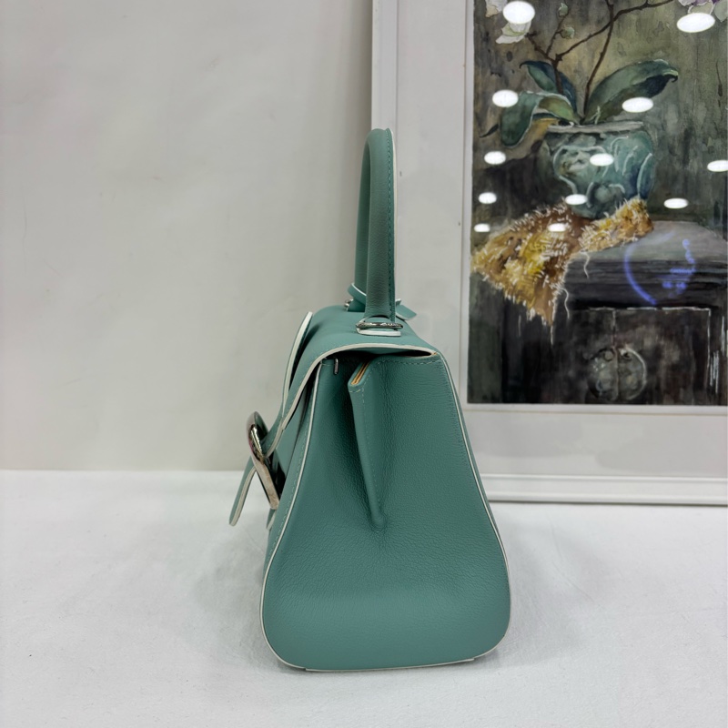 Delvaux 德爾沃 淡藍色 brilliant mini號 20cm底長-3
