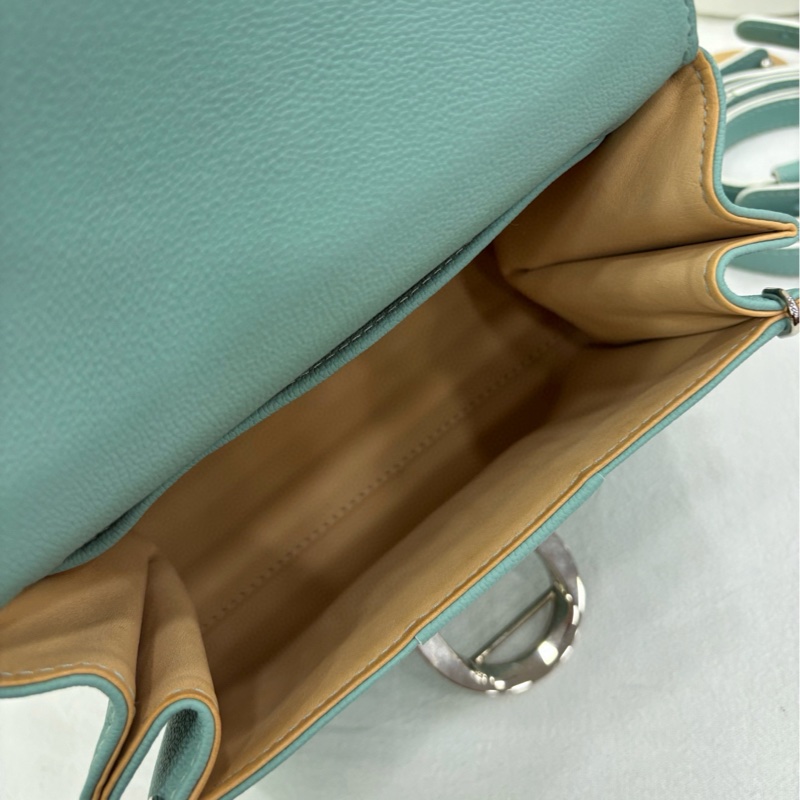 Delvaux 德爾沃 淡藍色 brilliant mini號 20cm底長-7