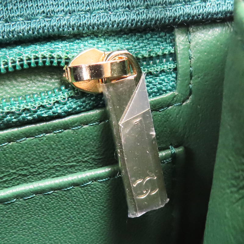 藍色棉質 COCO 20 肩背包 金扣 無卡【CHANEL 香奈兒】 A69900-14