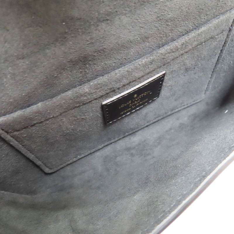 棕色 原花 PVC PADLOCK ON STRAP 肩背包【LOUIS VUITTON LV 路易威登】 M80559-4