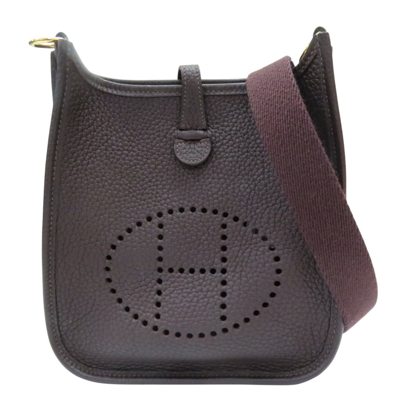 紫色 TC牛皮 Evelyne 16 肩背包 Z刻【HERMES 愛馬仕】 H069426CCCS-0