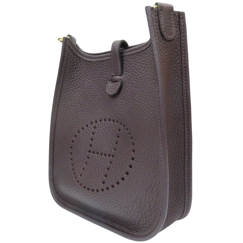 紫色 TC牛皮 Evelyne 16 肩背包 Z刻【HERMES 愛馬仕】 H069426CCCS-2