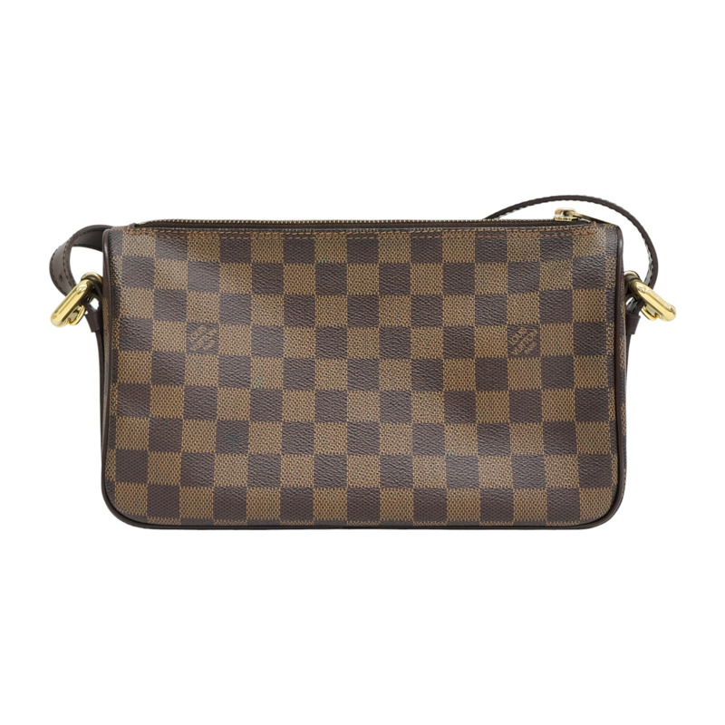 棕色 棋盤格 帆布 Ebene Ravello單肩包【LOUIS VUITTON LV 路易威登】 N60006-1