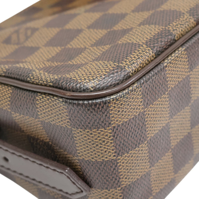 棕色 棋盤格 帆布 Ebene Ravello單肩包【LOUIS VUITTON LV 路易威登】 N60006-11