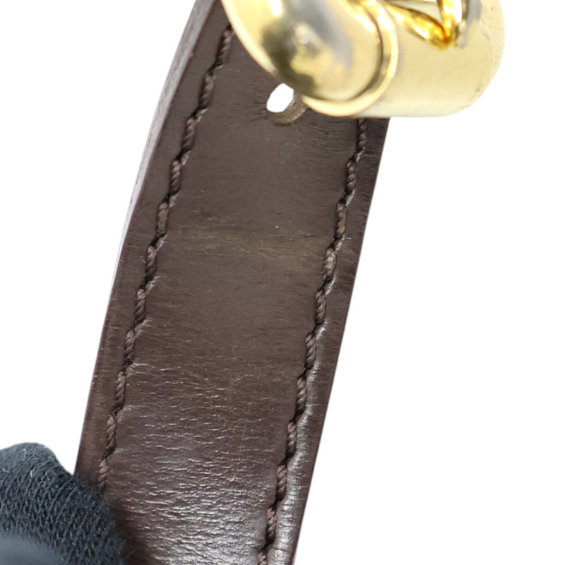 棕色 棋盤格 帆布 Ebene Ravello單肩包【LOUIS VUITTON LV 路易威登】 N60006-15