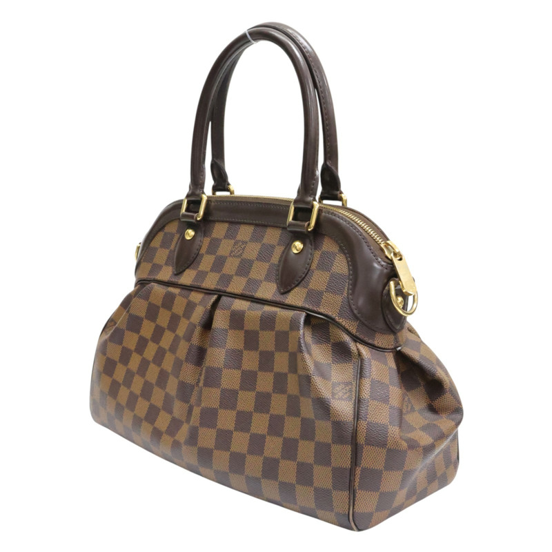 棕色 棋盤格帆布 Trevi PM 兩用包【LOUIS VUITTON LV 路易威登】 N51197-2