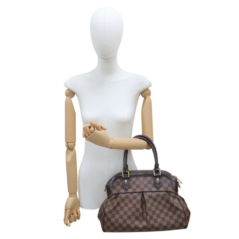 棕色 棋盤格帆布 Trevi PM 兩用包【LOUIS VUITTON LV 路易威登】 N51197-9