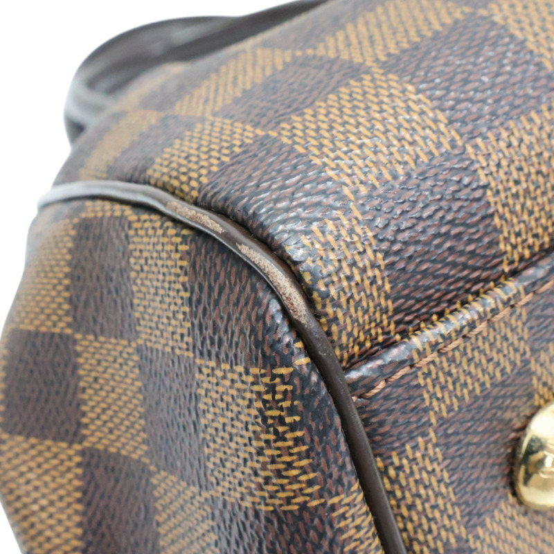 棕色 棋盤格帆布 Trevi PM 兩用包【LOUIS VUITTON LV 路易威登】 N51197-10