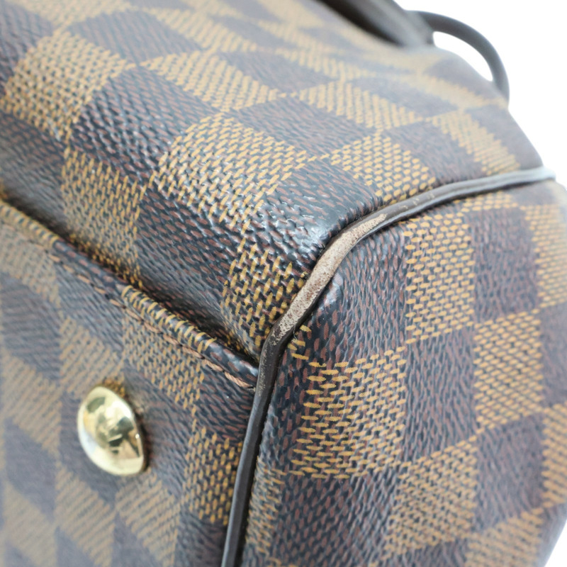 棕色 棋盤格帆布 Trevi PM 兩用包【LOUIS VUITTON LV 路易威登】 N51197-13