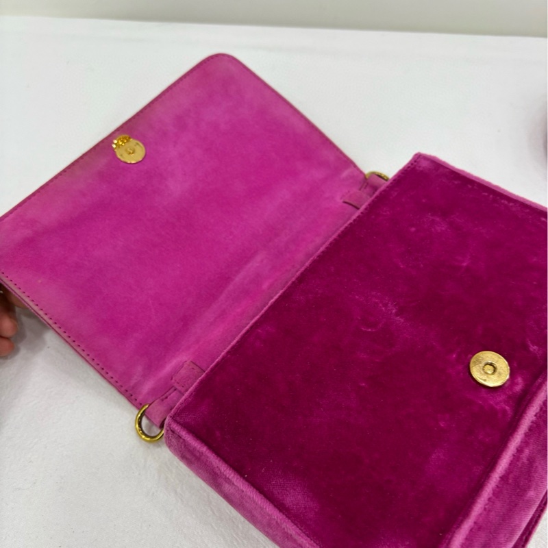 Prada/普拉達 Cahier velver 宮廷系列 珍藏系列 絲絨拼色斜背包 尺寸:20*14*6cm-7