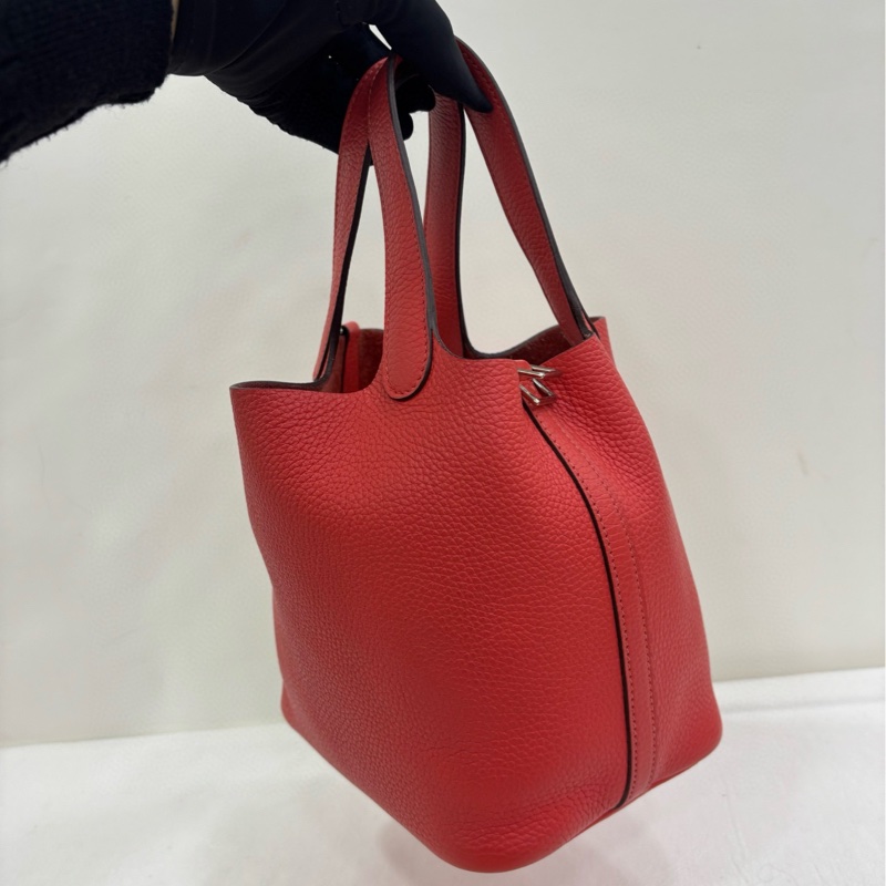 Hermes 愛馬仕 picotin18 t5 Rose Jaipur齋普爾粉 金扣 菜籃 C刻 塵袋 有購證-5