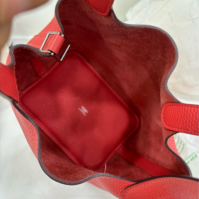 Hermes 愛馬仕 picotin18 t5 Rose Jaipur齋普爾粉 金扣 菜籃 C刻 塵袋 有購證-7