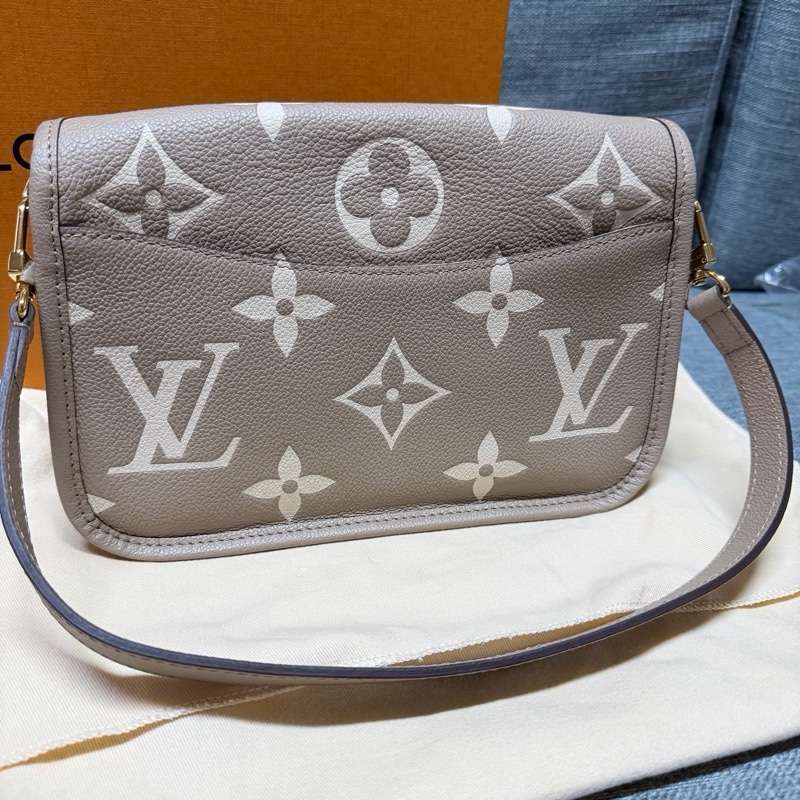LV Diane 法棍包斑鳩灰 M46583 二手新-2