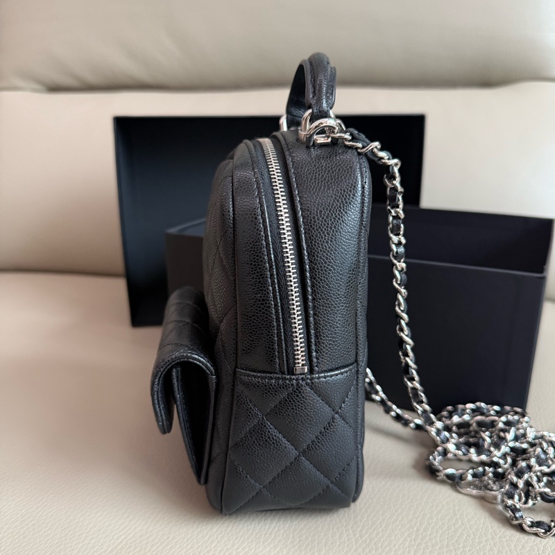 「M.Y精品」 Chanel 小香 膠膜在小書包 後背包  手提包 台灣購證-2