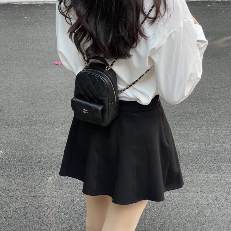 「M.Y精品」 Chanel 小香 膠膜在小書包 後背包  手提包 台灣購證-15