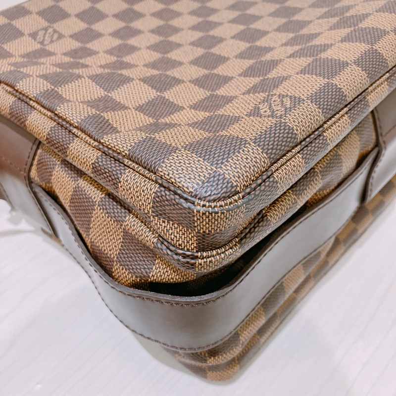TK1892 LOUIS VUITTON 路易威登經典棋盤紋肩帶包包NAVIGLIO MESSENGER BAG DAMIER EBENE-6