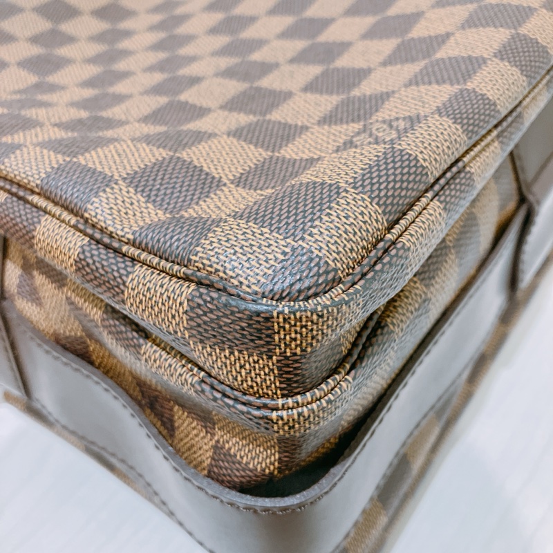 TK1892 LOUIS VUITTON 路易威登經典棋盤紋肩帶包包NAVIGLIO MESSENGER BAG DAMIER EBENE-8