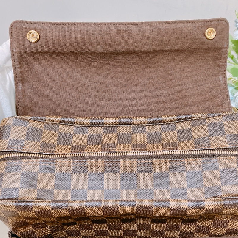 TK1892 LOUIS VUITTON 路易威登經典棋盤紋肩帶包包NAVIGLIO MESSENGER BAG DAMIER EBENE-15