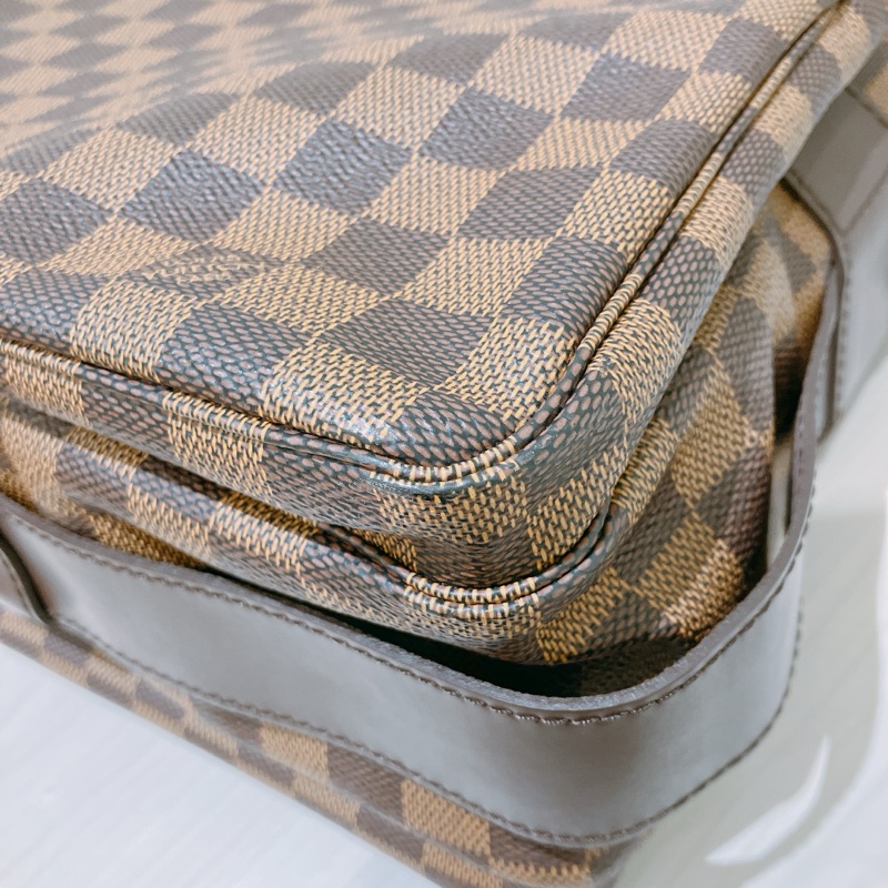 TK1892 LOUIS VUITTON 路易威登經典棋盤紋肩帶包包NAVIGLIO MESSENGER BAG DAMIER EBENE-23