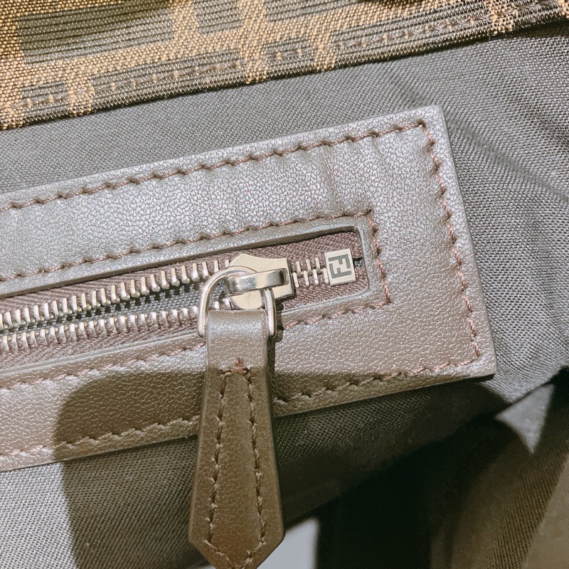 TK1894 FENDI 芬迪經典花紋大號兩用包包FF JACQUARD FABRIC TOTE BAG CANVAS-13