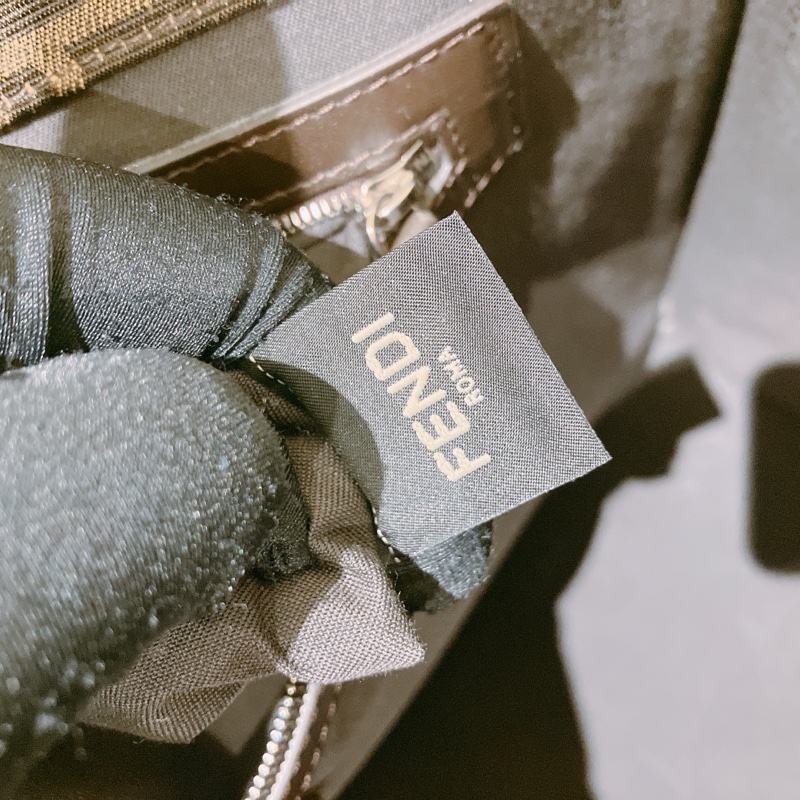 TK1894 FENDI 芬迪經典花紋大號兩用包包FF JACQUARD FABRIC TOTE BAG CANVAS-14