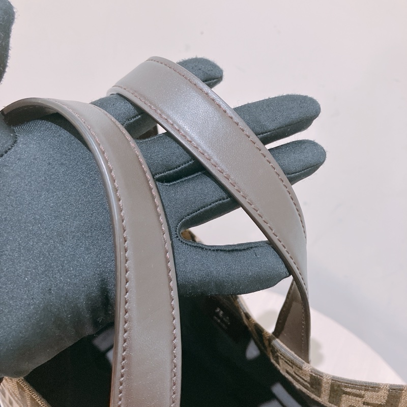 TK1894 FENDI 芬迪經典花紋大號兩用包包FF JACQUARD FABRIC TOTE BAG CANVAS-30