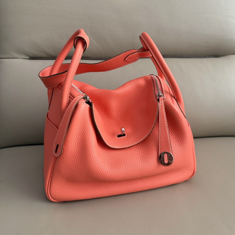 「M.Y精品」馬家 Lindy 30 龍蝦粉 銀釦-0