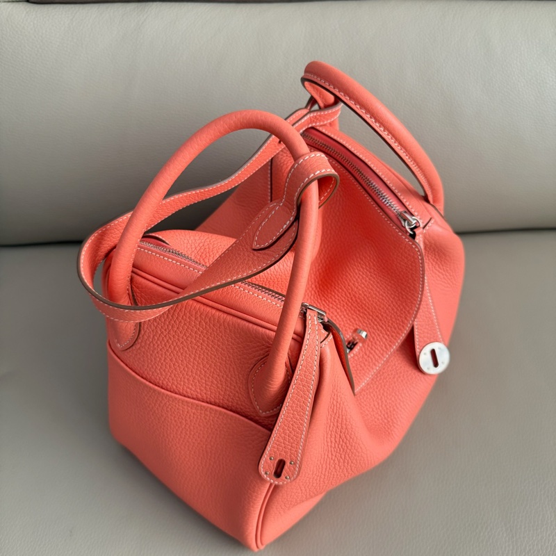 「M.Y精品」馬家 Lindy 30 龍蝦粉 銀釦-4