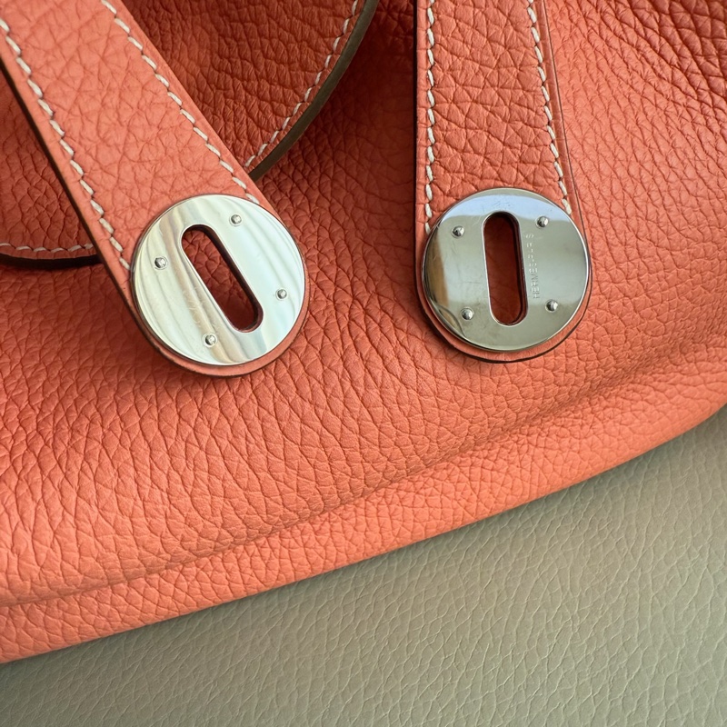 「M.Y精品」馬家 Lindy 30 龍蝦粉 銀釦-10