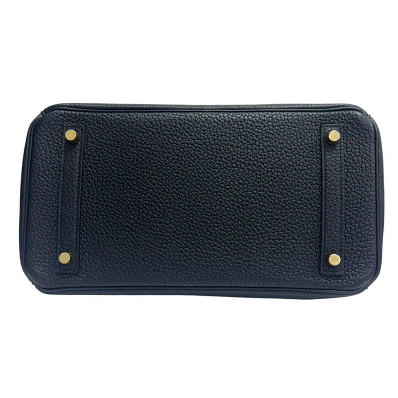 黑色 Togo牛皮 BirKin 30 柏金包 手提包 銀扣 Z刻【HERMES 愛馬仕】 Z刻/BK-3