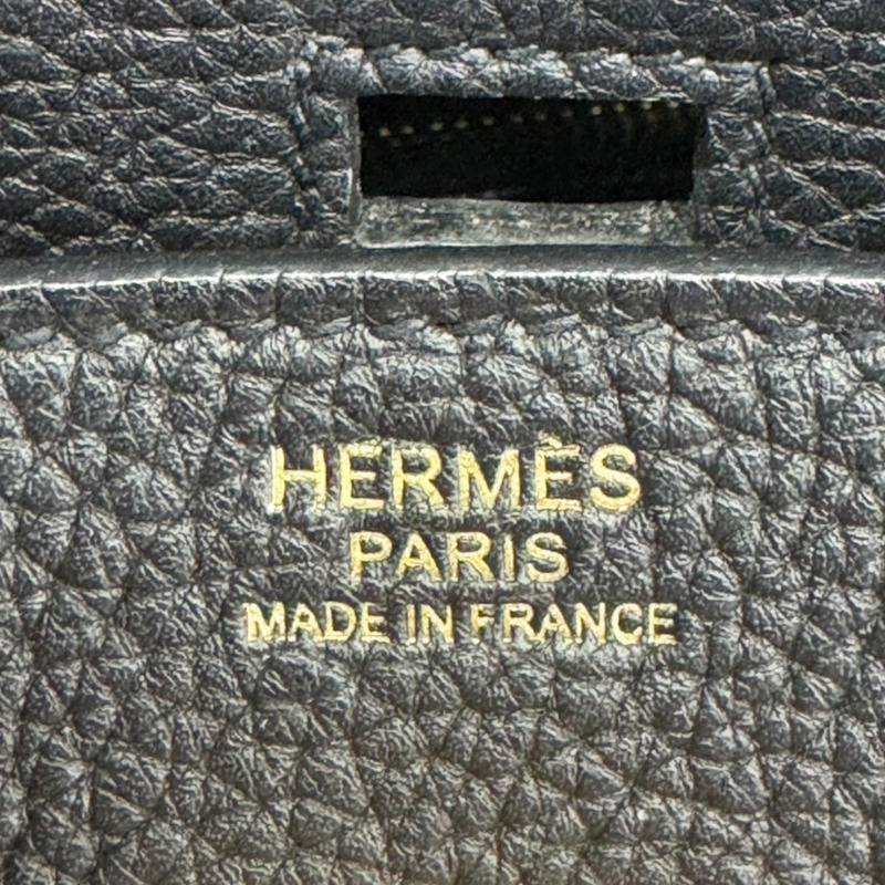 黑色 Togo牛皮 BirKin 30 柏金包 手提包 銀扣 Z刻【HERMES 愛馬仕】 Z刻/BK-6