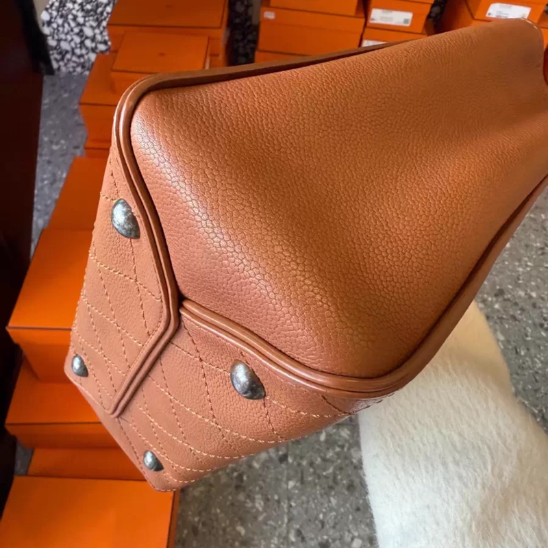 Chanel 荔枝皮 楓葉焦糖色tote-2