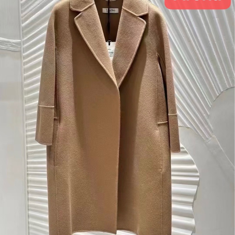 Max Mara-Arona駝色/黑色大衣-0