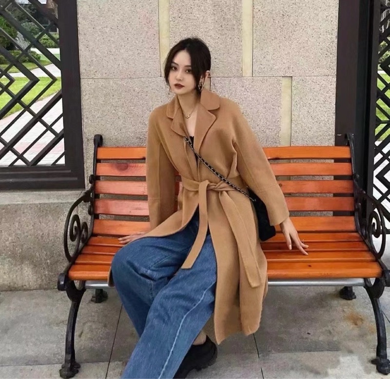 Max Mara-Arona駝色/黑色大衣-2