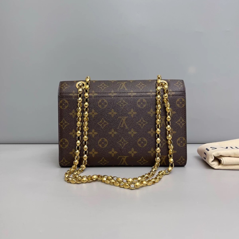 LV路易威登victoire老花紅色維多利亞-1