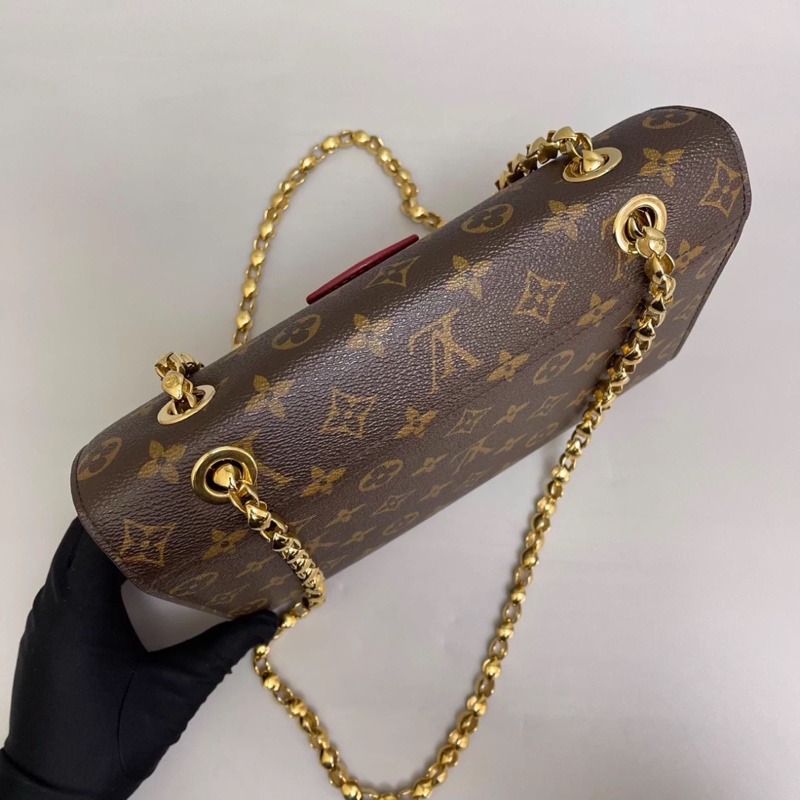 LV路易威登victoire老花紅色維多利亞-4